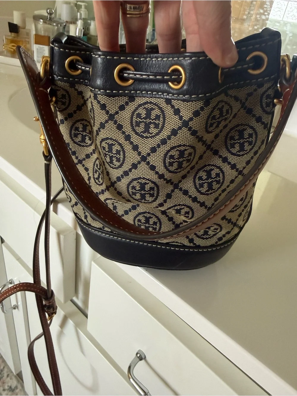 Tory Burch monogram jacquard